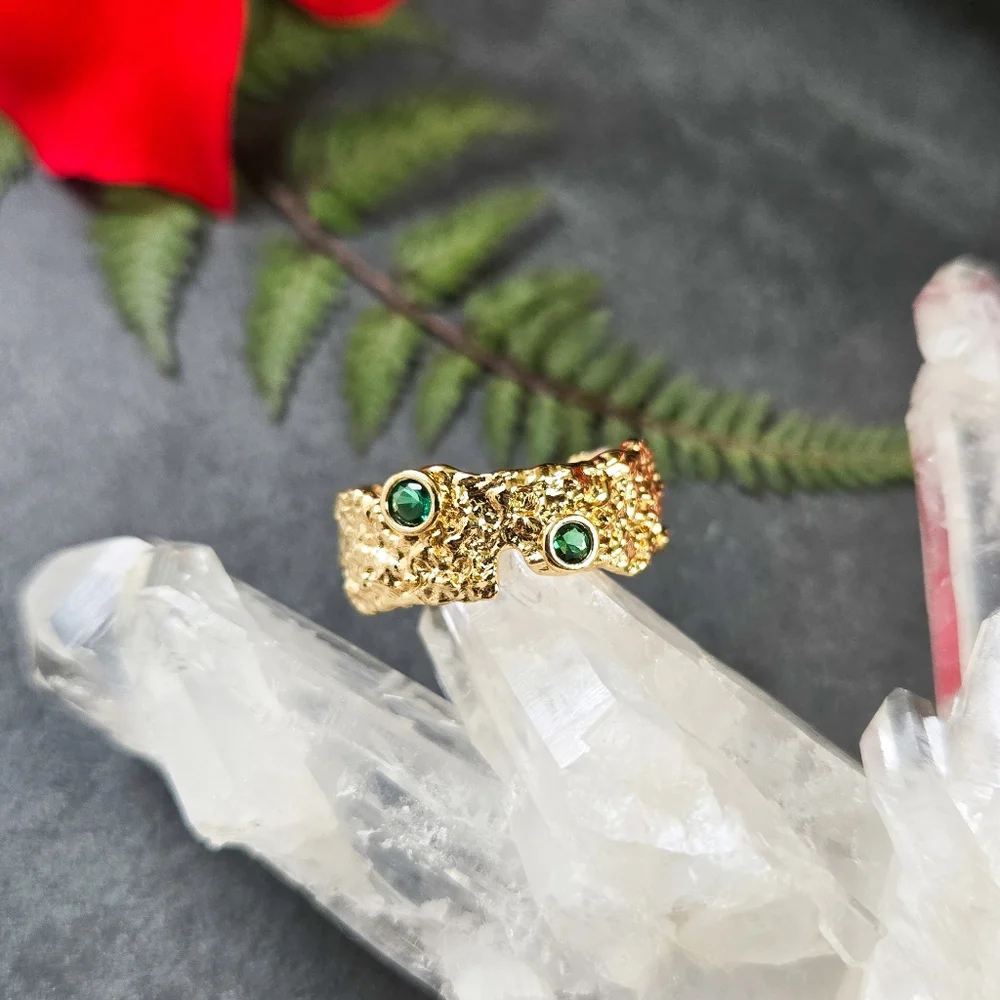 🦋LAST🦋 NWT Tramps+Thieves Vaer Ver 18k Gold Fill Ring